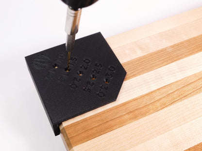 Corner Drill Guide Jig for Cutting Board Feet