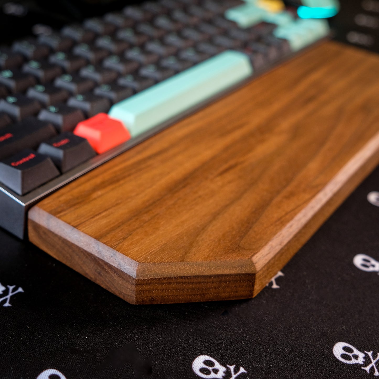 Custom Wood Mechanical Keyboard Wrist Rest