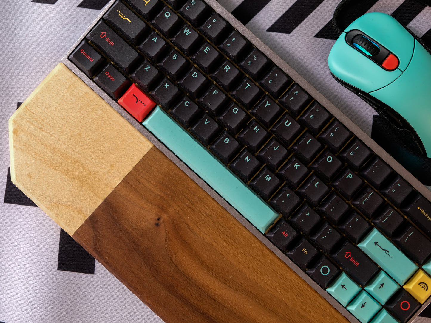 Custom Wood Mechanical Keyboard Wrist Rest