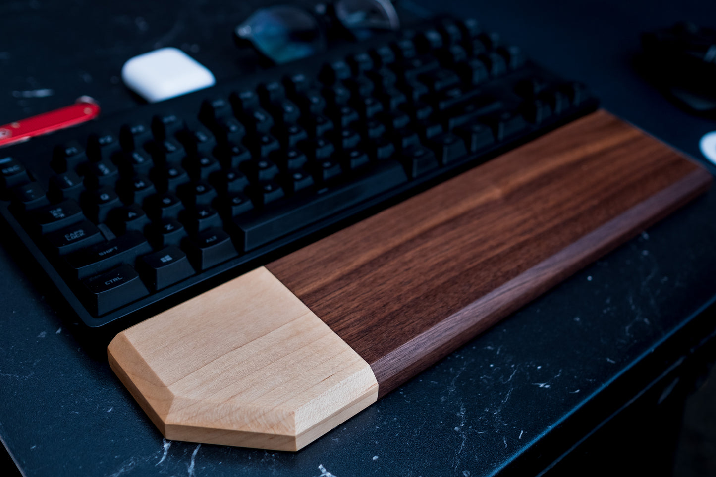 Custom Wood Mechanical Keyboard Wrist Rest