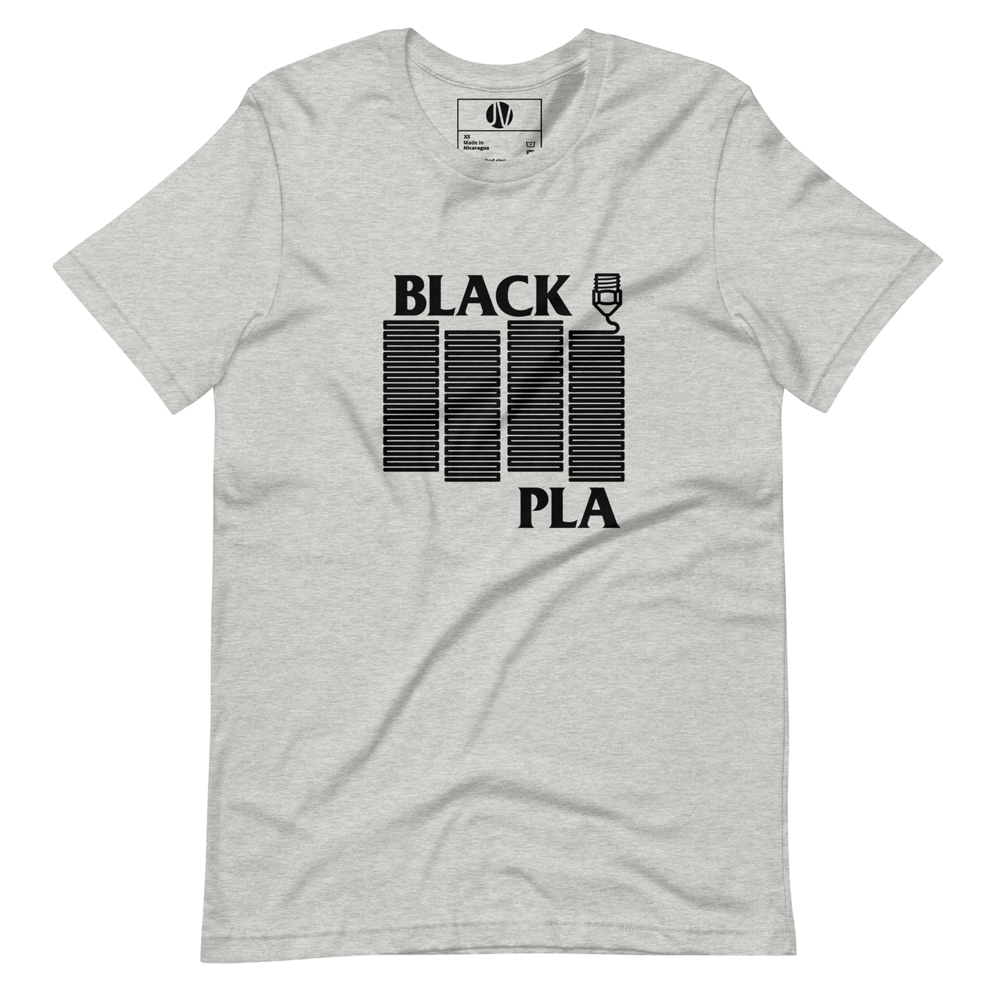 Black PLA - 3D Printing T-Shirt (Black Flag Parody)