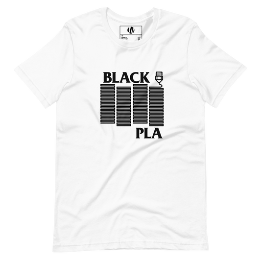 Black PLA - 3D Printing T-Shirt (Black Flag Parody)